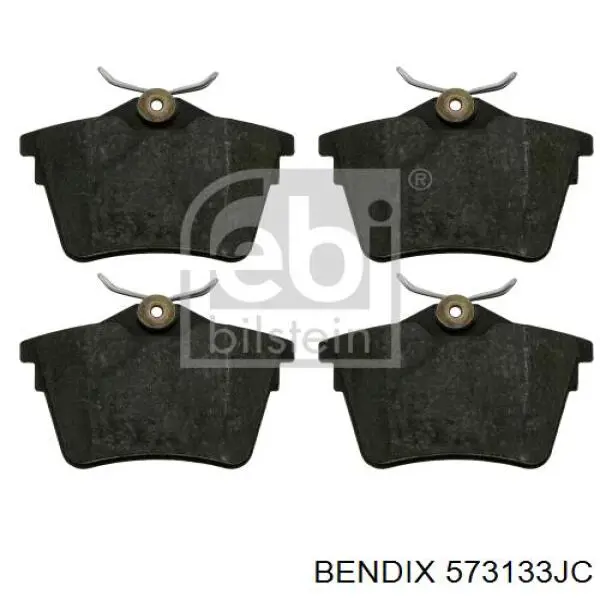 Задні гальмівні колодки 573133JC Jurid/Bendix