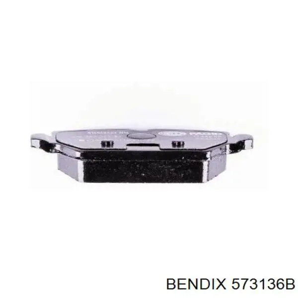 Задні гальмівні колодки 573136B Jurid/Bendix