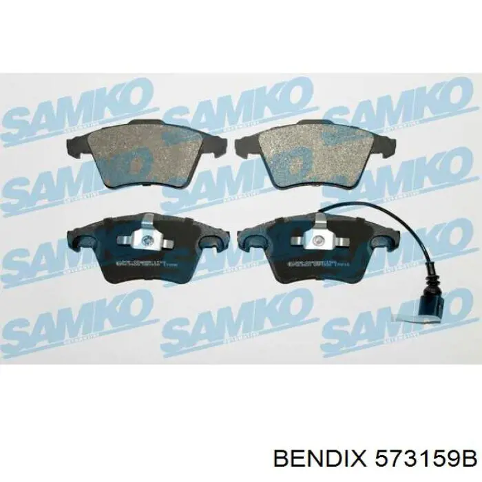 573159B Jurid/Bendix Передні гальмівні колодки