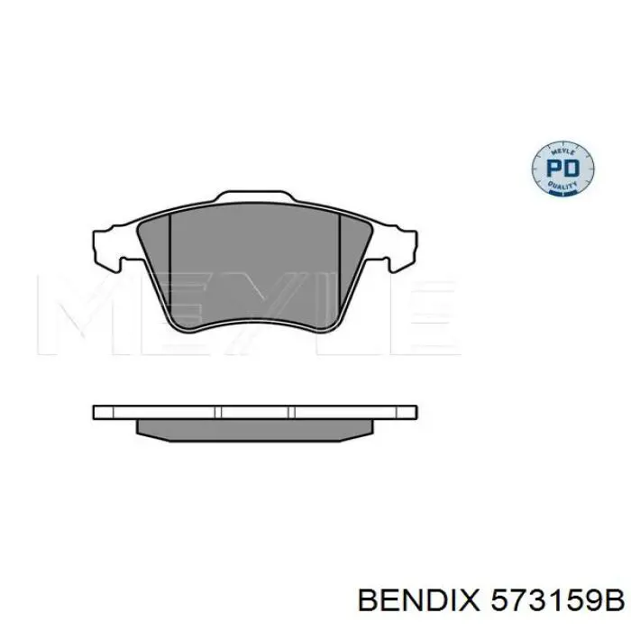 Гальмівні колодки Jurid/Bendix 573159B ціна, від 28.08 USD