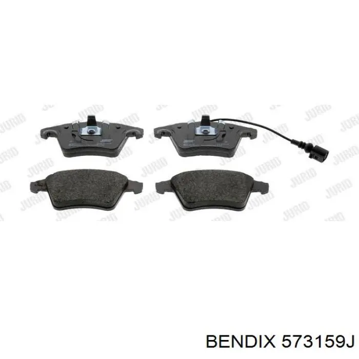 Купити 573159J Jurid/Bendix Колодки гальмівні передні, дискові