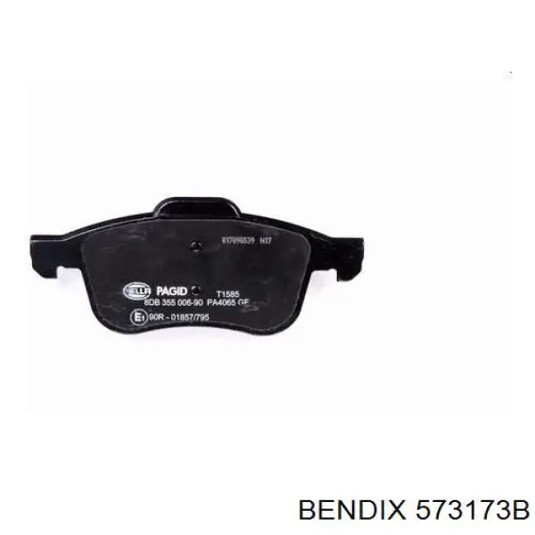 Купити 573173B Jurid/Bendix Колодки гальмівні передні, дискові