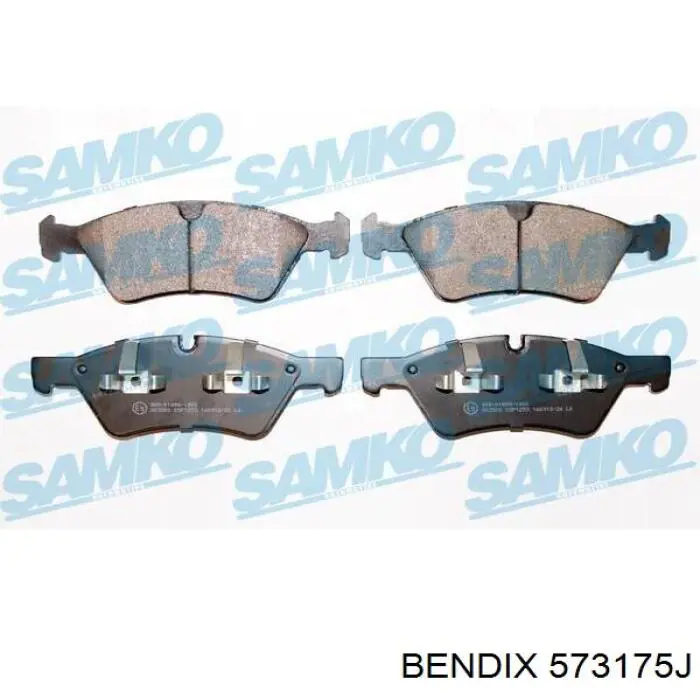 Купити 573175J Jurid/Bendix Колодки гальмівні передні, дискові