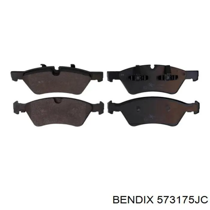 Гальмівні колодки Jurid/Bendix 573175JC ціна, від 61.87 USD