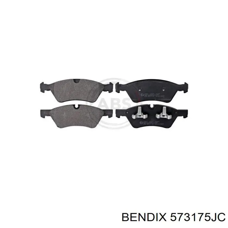 Купити 573175JC Jurid/Bendix Колодки гальмівні передні, дискові