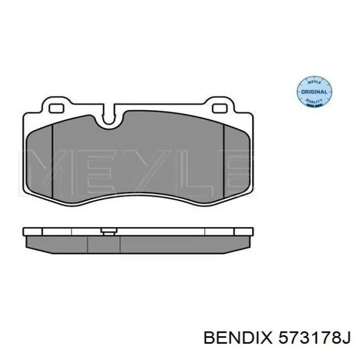 Тормозні колодки Jurid/Bendix 573178J
