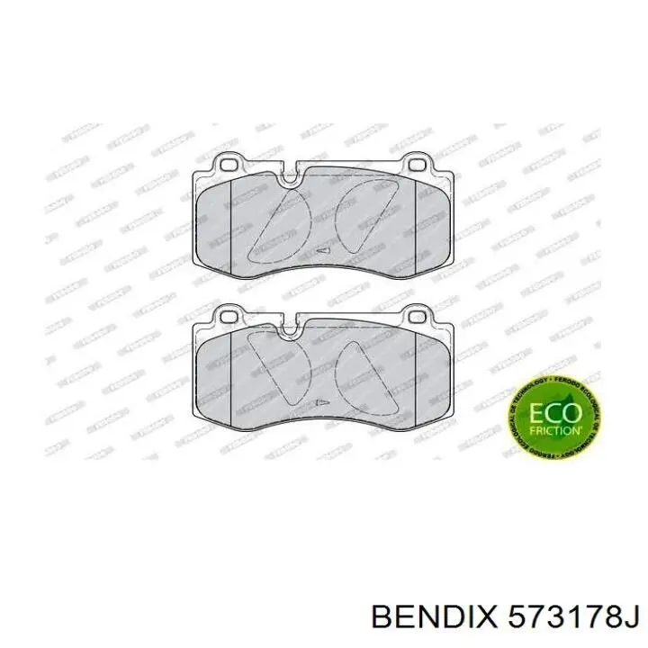 Купити 573178J Jurid/Bendix Колодки гальмівні передні, дискові