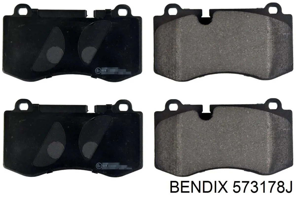 573178J Jurid/Bendix колодки гальмівні передні, дискові