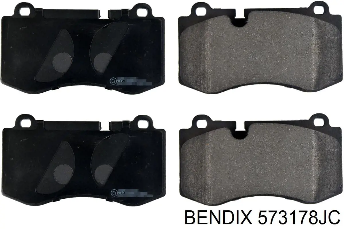 Передні тормозні колодки 573178JC Jurid/Bendix