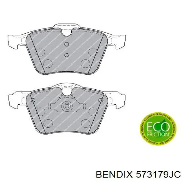 Гальмівні колодки Jurid/Bendix 573179JC ціна, від 48.18 USD