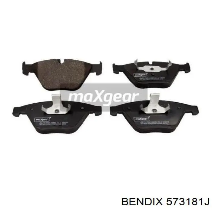 573181J Jurid/Bendix Передні гальмівні колодки
