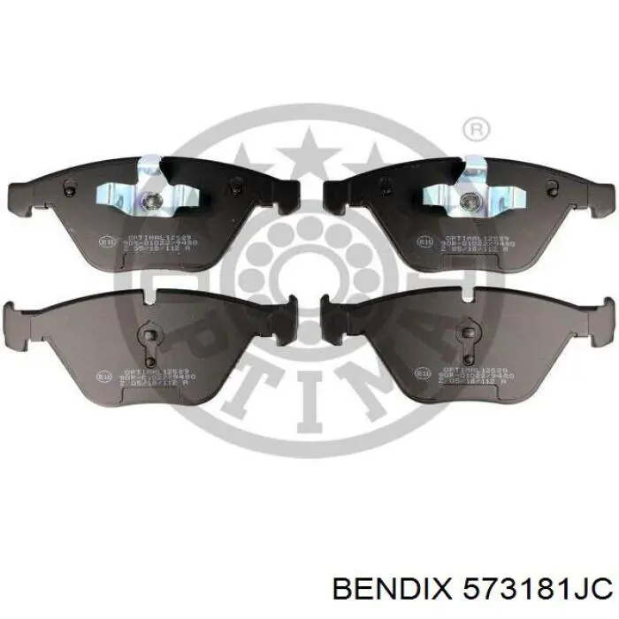 Тормозні колодки Jurid/Bendix 573181JC