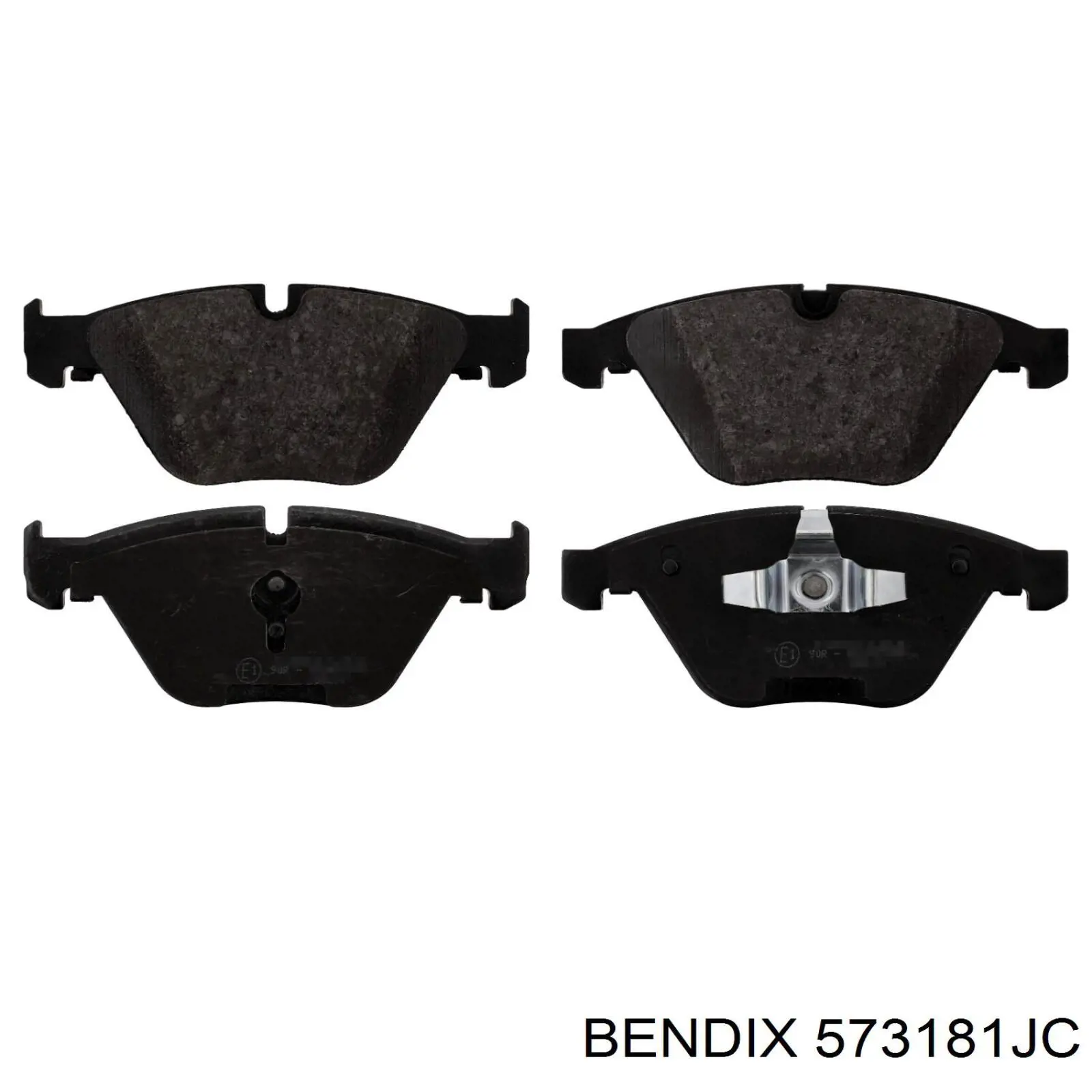 Передні тормозні колодки 573181JC Jurid/Bendix