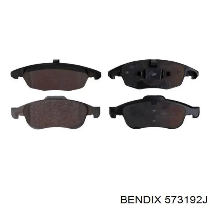 573192J Jurid/Bendix Передні гальмівні колодки