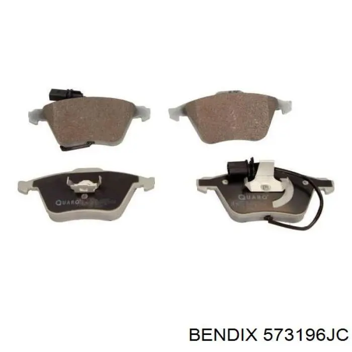 Передні тормозні колодки 573196JC Jurid/Bendix