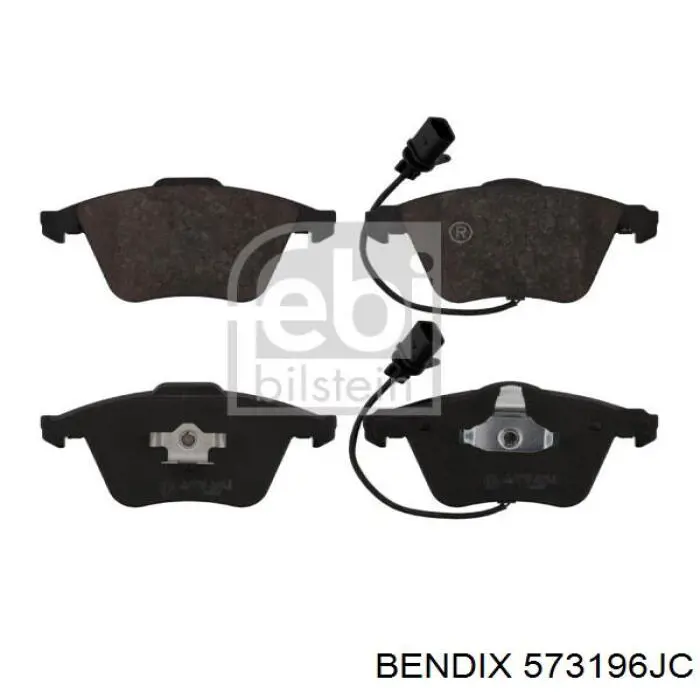 Купити 573196JC Jurid/Bendix Колодки гальмівні передні, дискові
