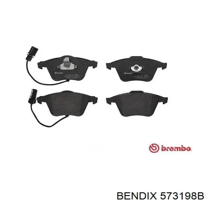 Гальмівні колодки Jurid/Bendix 573198B ціна, від 60.84 USD