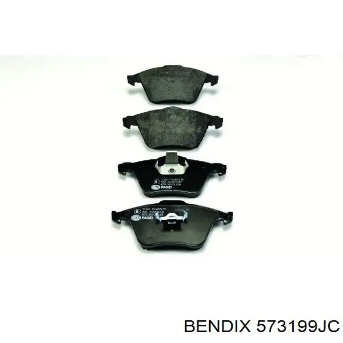 Тормозні колодки Jurid/Bendix 573199JC