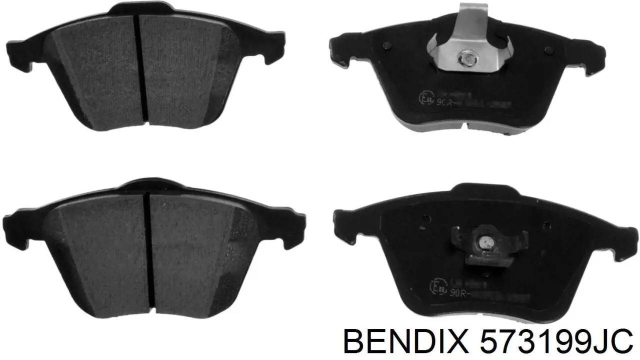 Гальмівні колодки Jurid/Bendix 573199JC ціна, від 45.44 USD