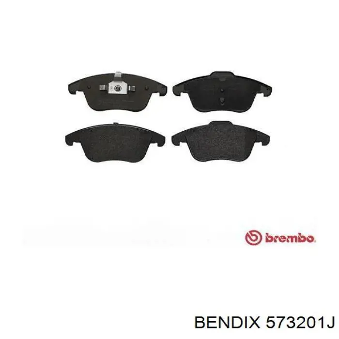 Купити 573201J Jurid/Bendix Колодки гальмівні передні, дискові