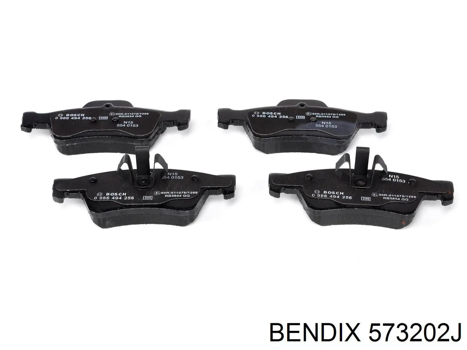 Купити 573202J Jurid/Bendix Задні колодки
