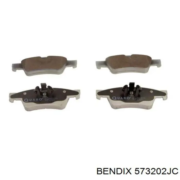 Задні гальмівні колодки Jurid/Bendix 573202JC ціна, від 53.83 USD