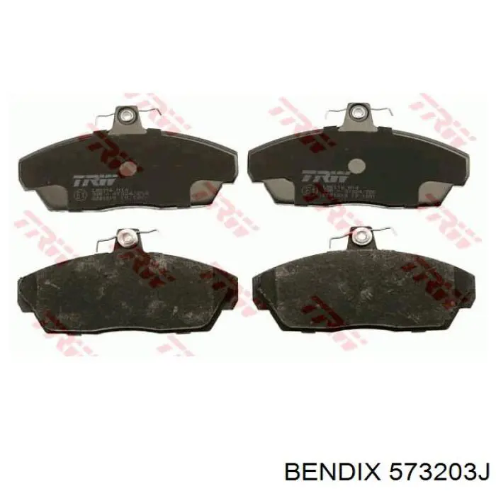 573203J Jurid/Bendix Передні гальмівні колодки
