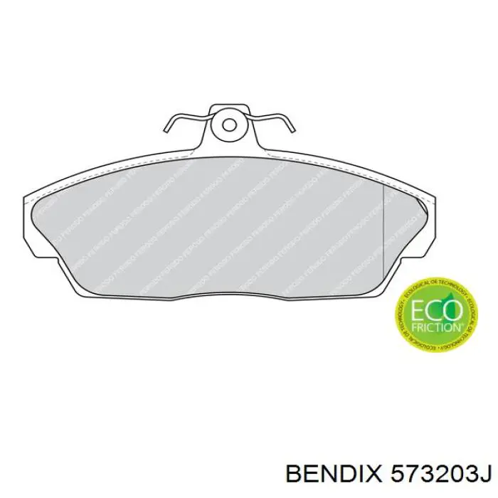 Гальмівні колодки Jurid/Bendix 573203J ціна, від 26.88 USD