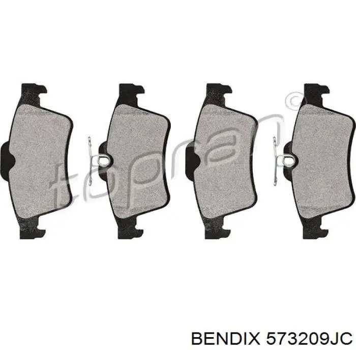 Купити 573209JC Jurid/Bendix Колодки гальмівні передні, дискові