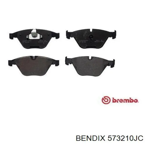 Передні тормозні колодки 573210JC Jurid/Bendix