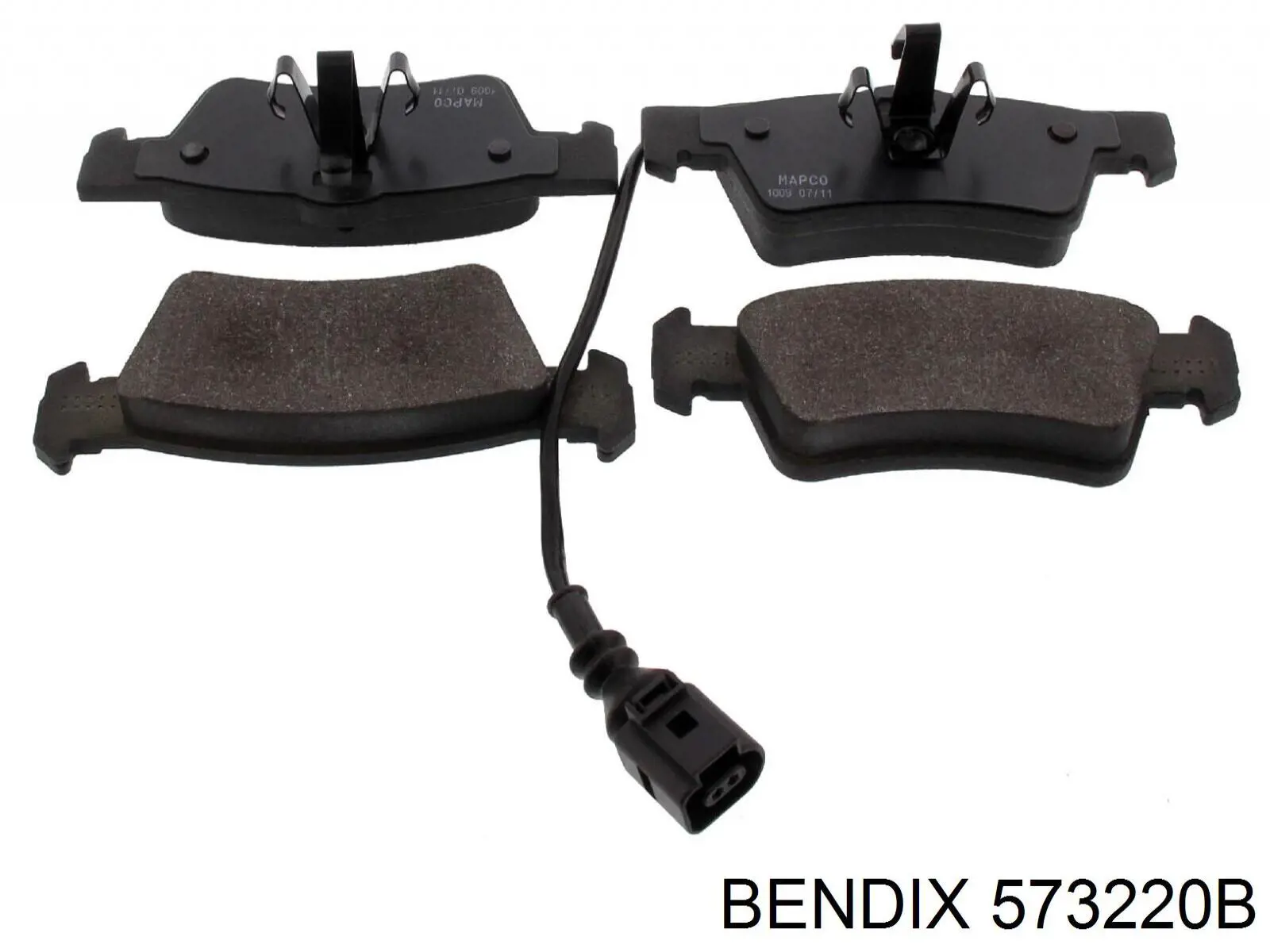 Задні гальмівні колодки Jurid/Bendix 573220B ціна, від 18.38 USD
