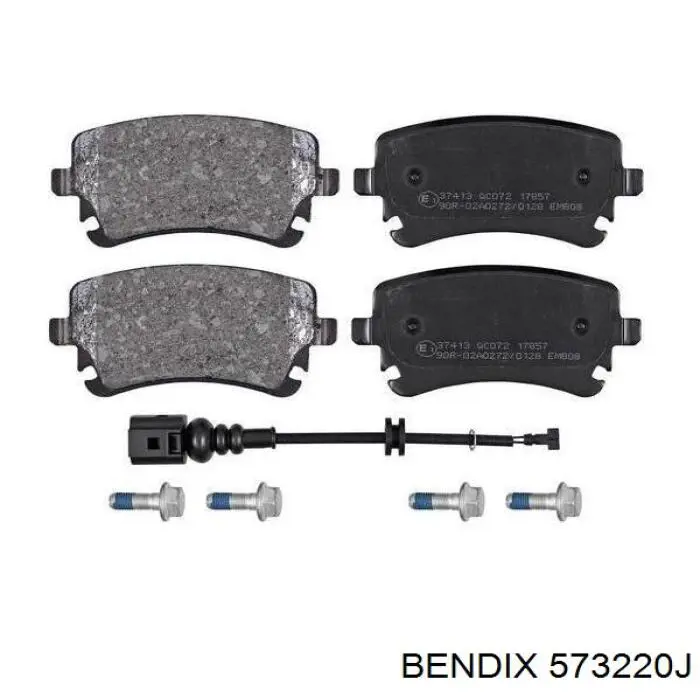 Купити 573220J Jurid/Bendix Задні колодки
