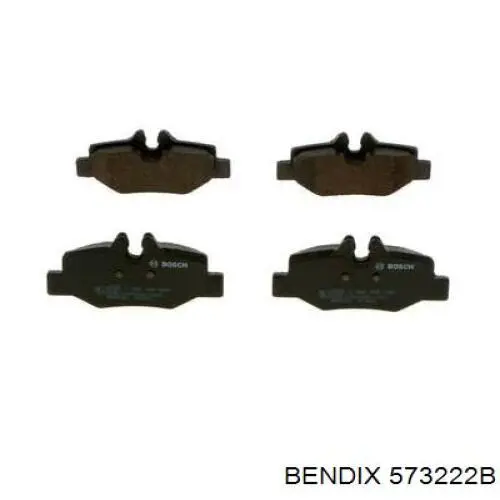 Задні гальмівні колодки Jurid/Bendix 573222B ціна, від 18.80 USD