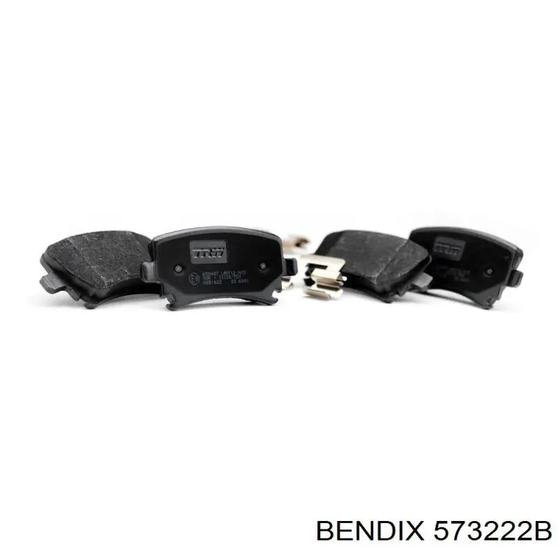 573222B Jurid/Bendix Колодки гальмівні задні, дискові