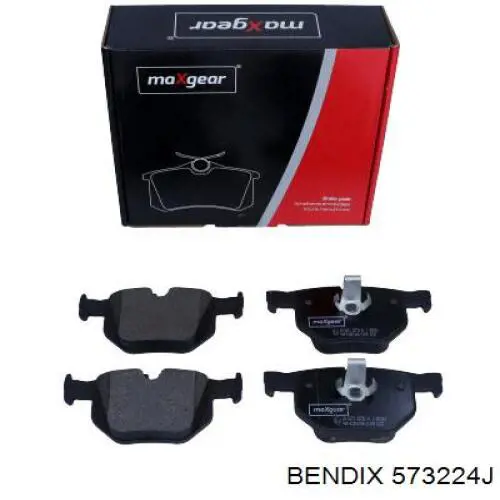 573224J Jurid/Bendix Колодки гальмівні задні, дискові