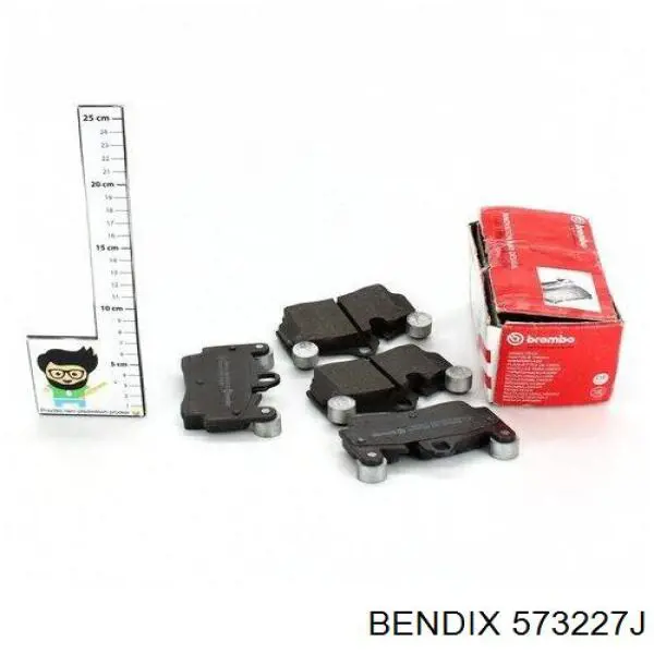 Задні гальмівні колодки Jurid/Bendix 573227J ціна, від 38.70 USD