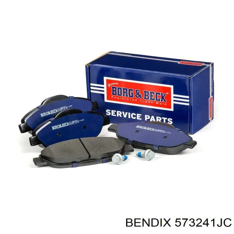 Передні тормозні колодки 573241JC Jurid/Bendix