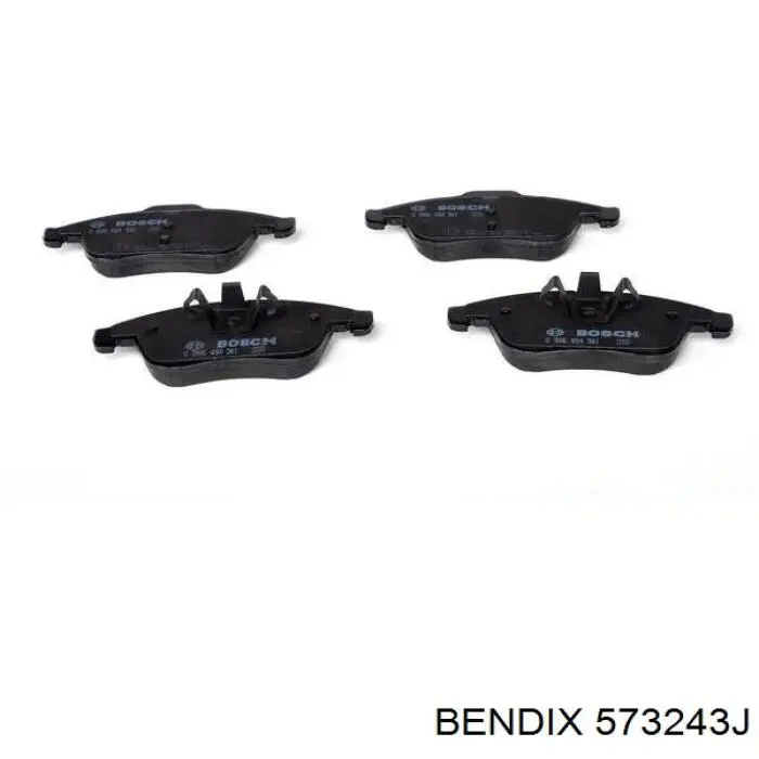 Купити 573243J Jurid/Bendix Колодки гальмівні передні, дискові