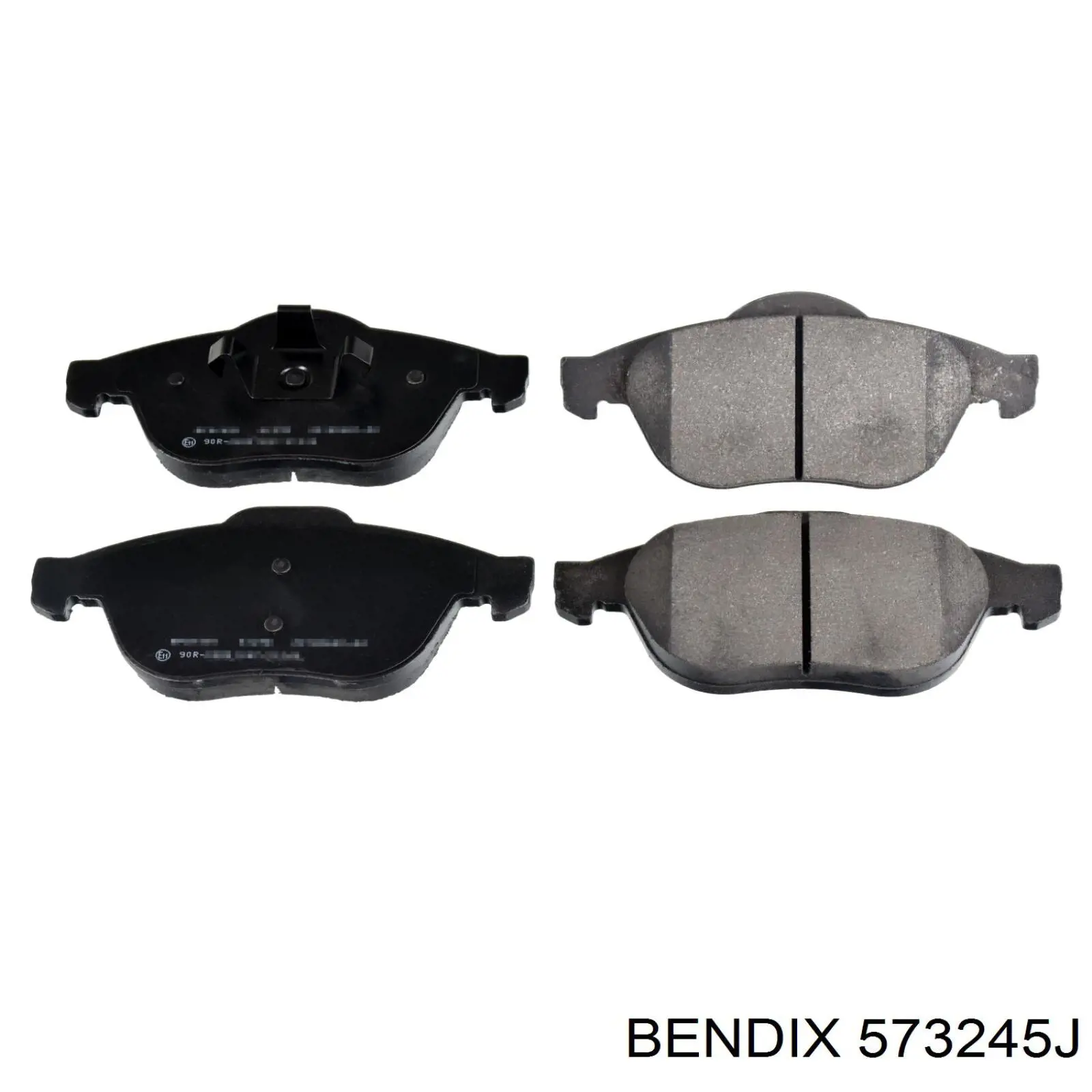 Передні тормозні колодки 573245J Jurid/Bendix