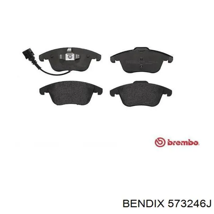 573246J Jurid/Bendix Передні гальмівні колодки