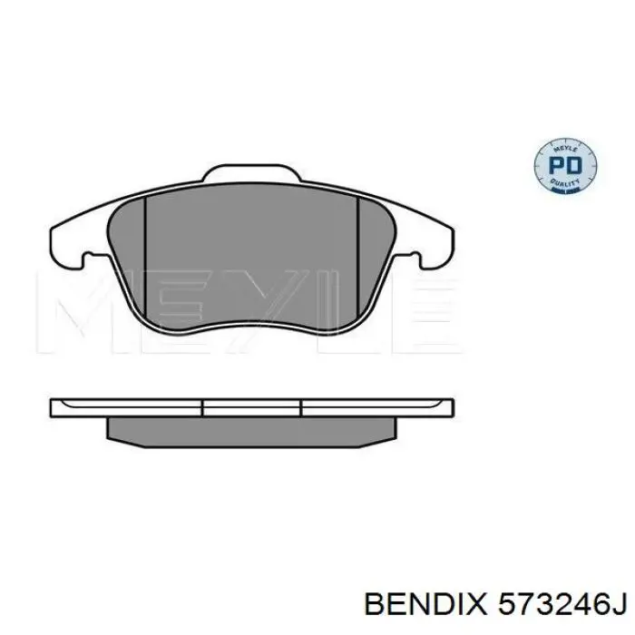 Тормозні колодки Jurid/Bendix 573246J