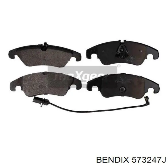 Передні тормозні колодки 573247J Jurid/Bendix