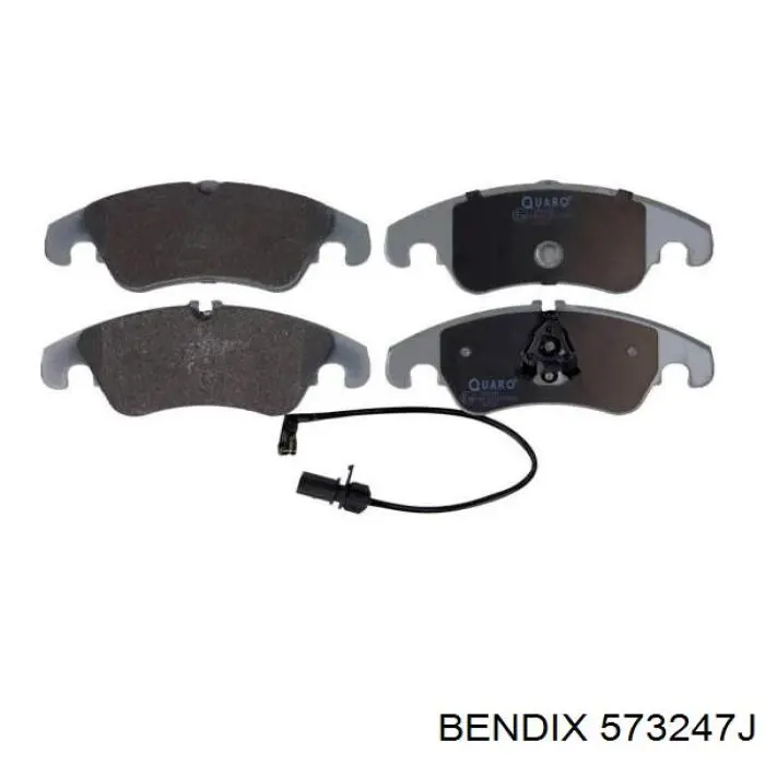 Купити 573247J Jurid/Bendix Колодки гальмівні передні, дискові