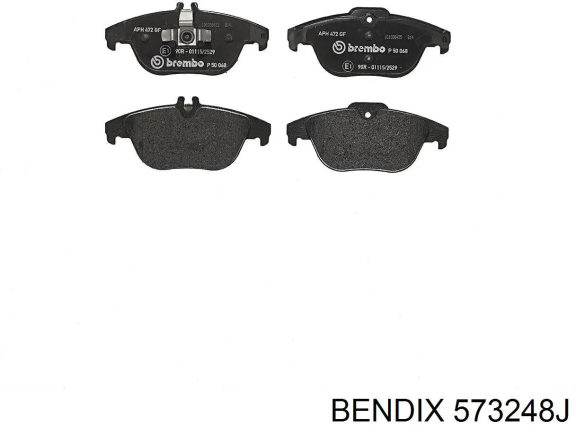 Задні гальмівні колодки Jurid/Bendix 573248J ціна, від 28.42 USD