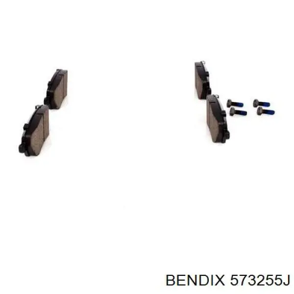 573255J Jurid/Bendix Передні гальмівні колодки