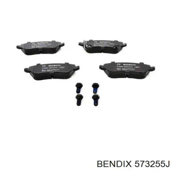 Гальмівні колодки Jurid/Bendix 573255J ціна, від 21.54 USD