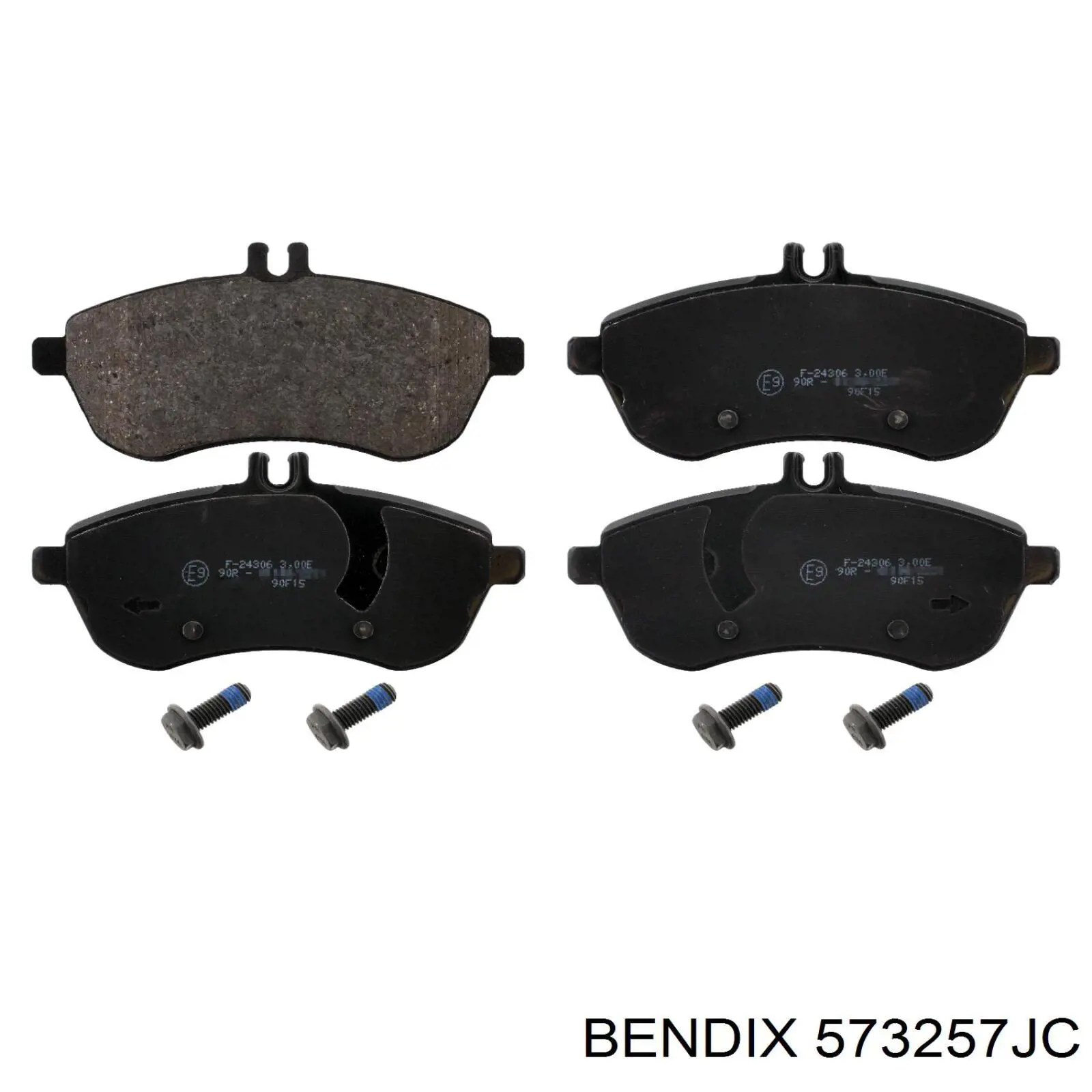 573257JC Jurid/Bendix Передні гальмівні колодки