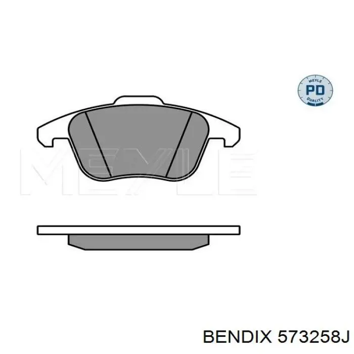 Купити 573258J Jurid/Bendix Колодки гальмівні передні, дискові