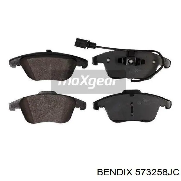 Передні тормозні колодки 573258JC Jurid/Bendix