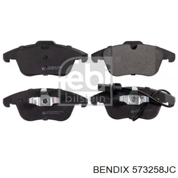 Тормозні колодки Jurid/Bendix 573258JC